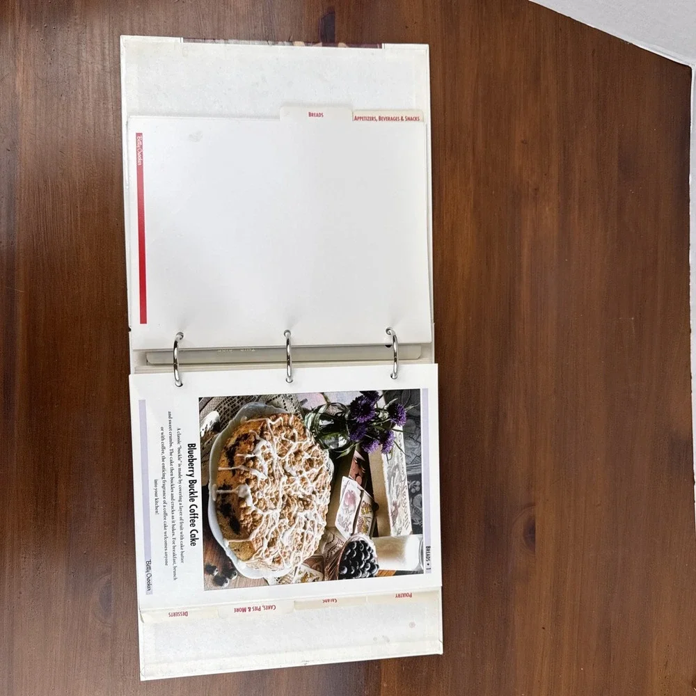 Vintage 1992 Betty Crocker's Cooking For Today Cookbook 3-Ring Binder‎